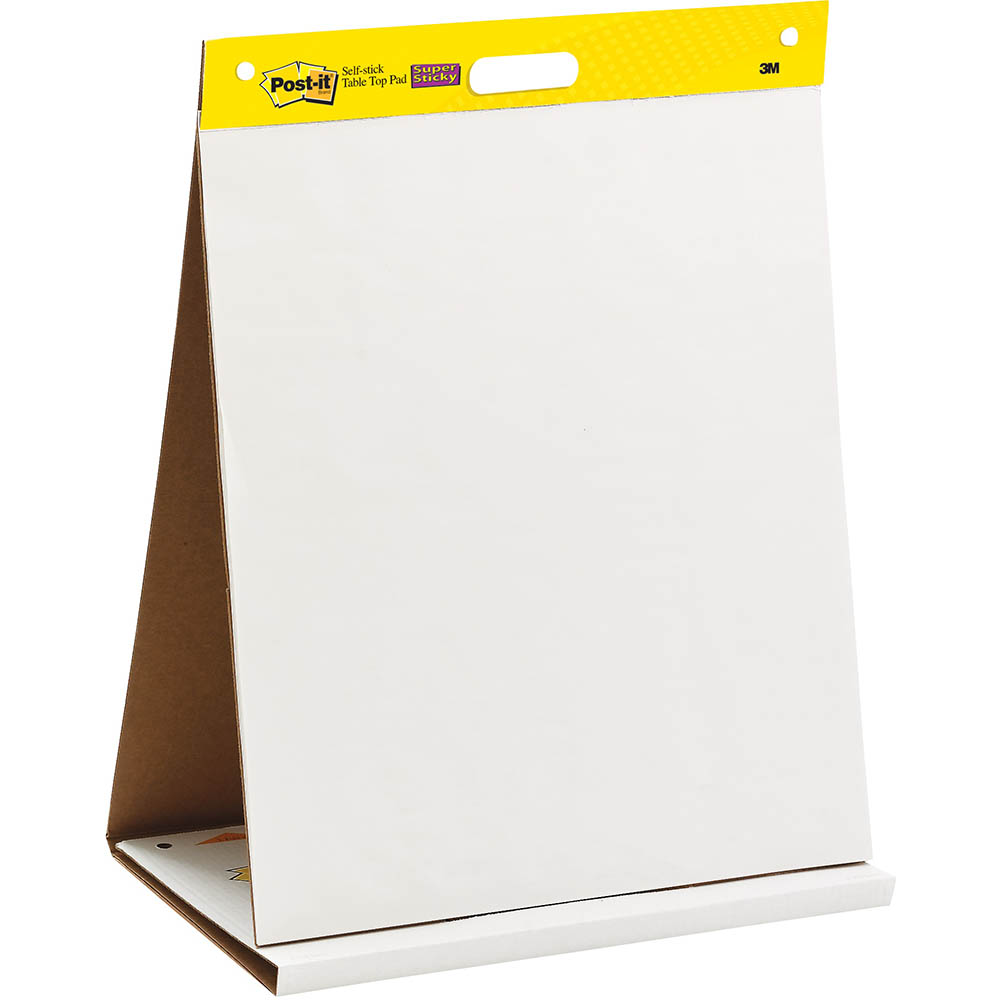 Image for POST-IT 563R SUPER STICKY SELF-STICK TABLE TOP PAD 508 X 584MM WHITE from Ross Office Supplies Office Products Depot