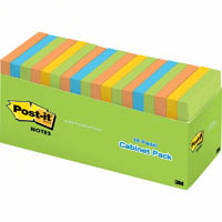 post-it 654-18brcp notes 76 x 76mm jaipur cabinet pack 18