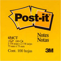 post-it 654-ct notes 76 x 76mm neon citrus