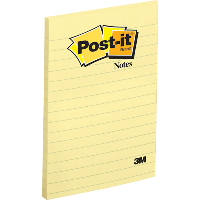 Image for POST-IT 660 LINED NOTES 101 X 152MM YELLOW from Ross Office Supplies Office Products Depot