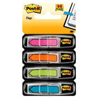 post-it 684-arr4 arrow flags 4 bright assorted pack 96