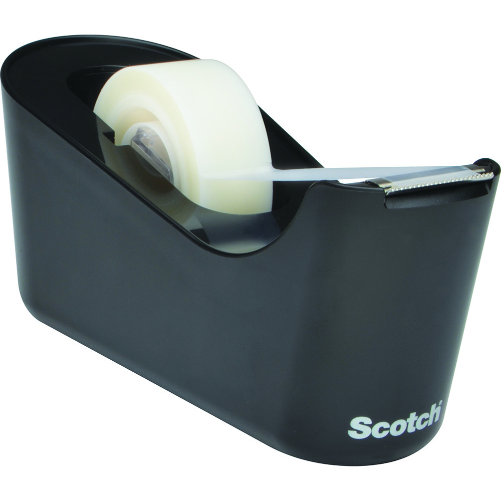 Image for SCOTCH C18 DESKTOP TAPE DISPENSER BLACK from Barkers Rubber Stamps & Office Products Depot