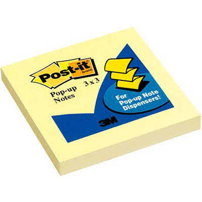 Image for POST-IT R330-YW POP UP NOTES 76 X 76MM YELLOW from Total Supplies Pty Ltd