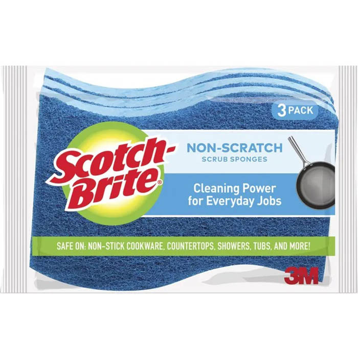 Image for SCOTCH-BRITE NON-SCRATCH SCRUB SCOURER SPONGE PACK 2 from OFFICEPLANET OFFICE PRODUCTS DEPOT