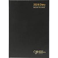 opd 41ecpbk diary 1 day to page a4 black