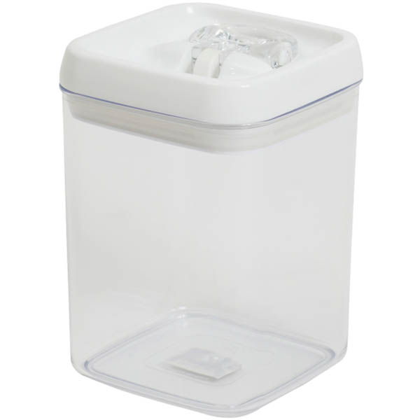 Image for CONNOISSEUR FLIP-TITE CANISTER SQUARE 1.7 LITRE CLEAR from Total Supplies Pty Ltd