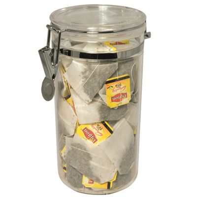 Image for CONNOISSEUR STORAGE CANISTER ACRYLIC ROUND 1.1 LITRE CLEAR from Total Supplies Pty Ltd
