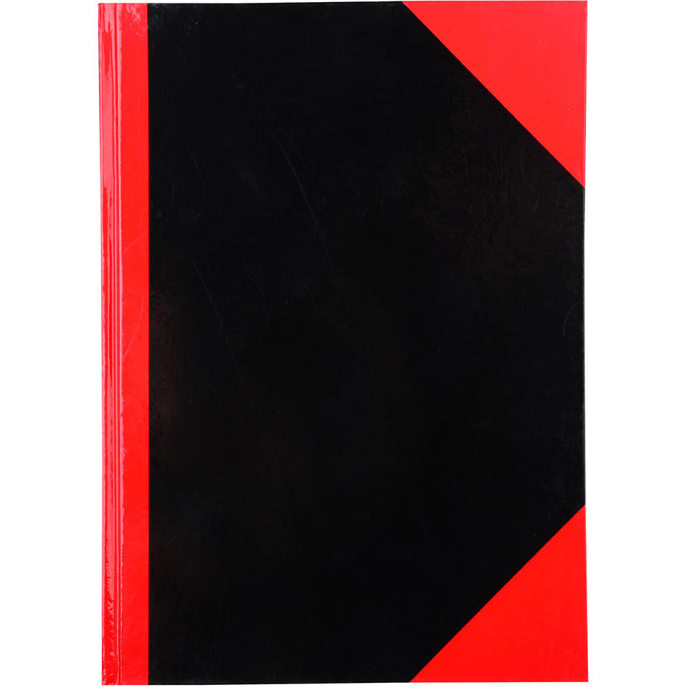 Image for BLACK AND RED NOTEBOOK CASEBOUND RULED 200 PAGE A6 GLOSS COVER from OFFICEPLANET OFFICE PRODUCTS DEPOT