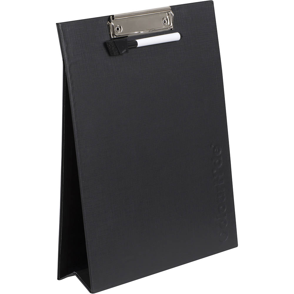 Image for COLOURHIDE MY STAND-UP CLIPBOARD/WHITEBOARD A4 BLACK from Ross Office Supplies Office Products Depot
