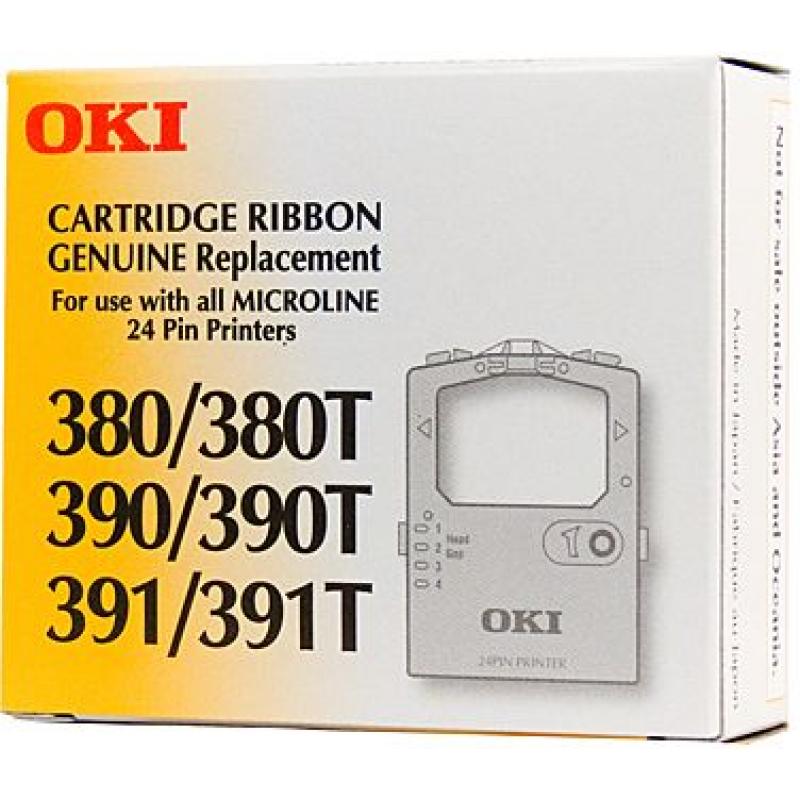 Image for OKI 380/390/391 PRINTER RIBBON BLACK from O'Donnells Office Products Depot