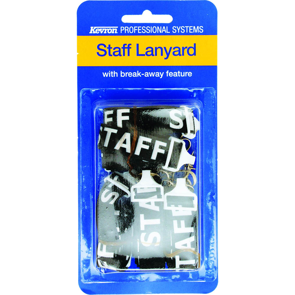 Image for KEVRON ID1046S5 STAFF LANYARD PACK 5 from Albany Office Products Depot