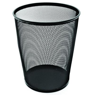 Image for ESSELTE METAL MESH WASTE BIN 19 LITRE BLACK from Total Supplies Pty Ltd