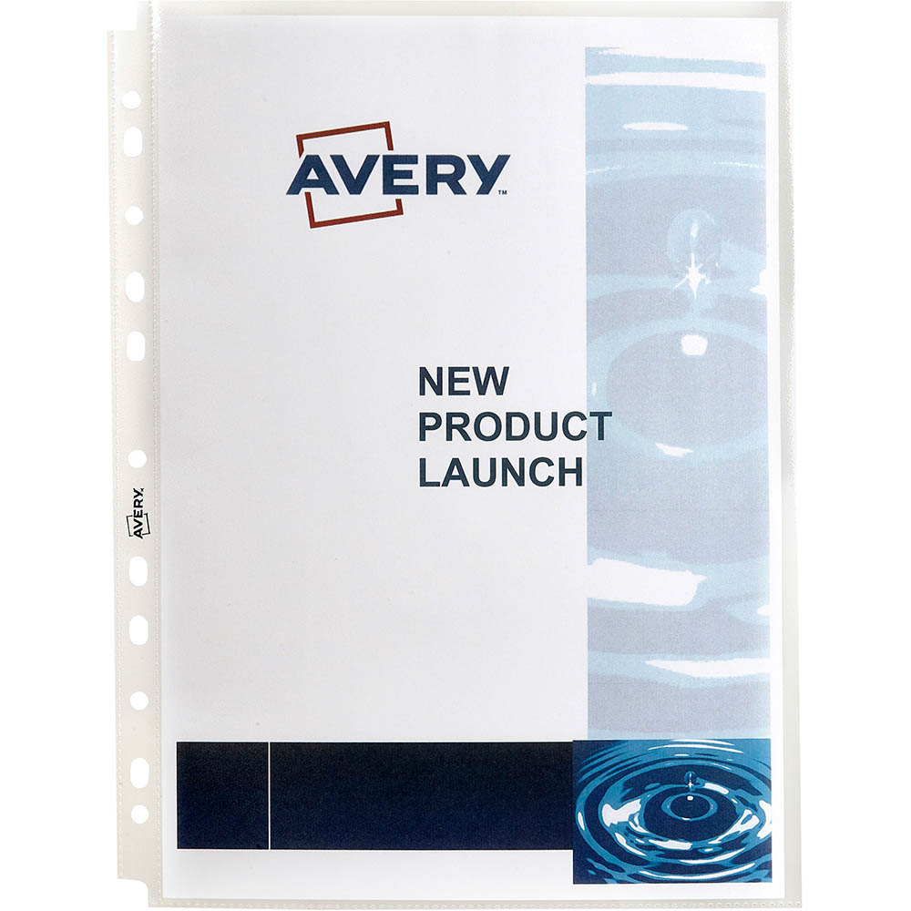 Image for AVERY 47901 SHEET PROTECTOR HEAVY DUTY A4 CLEAR PACK 10 from Ross Office Supplies Office Products Depot