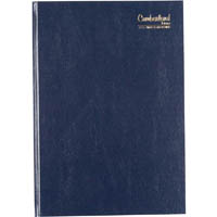 cumberland 2023 casebound diary week to view 1 hour a4 blue