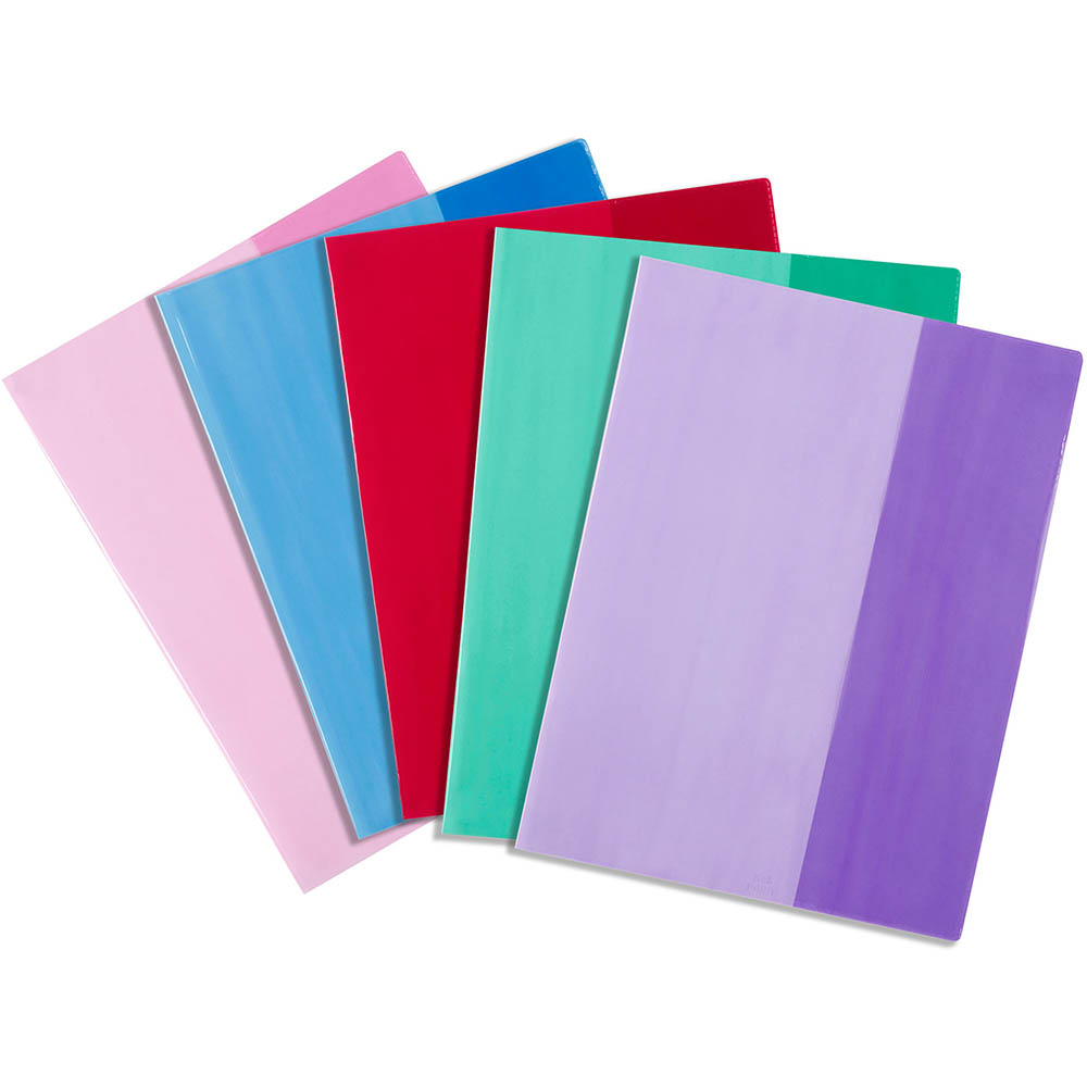 Image for CONTACT BOOK SLEEVES A4 ASSORTED PACK 25 from Total Supplies Pty Ltd