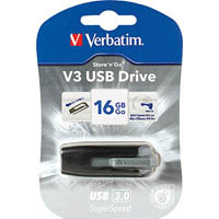 verbatim store-n-go v3 usb drive 16gb grey