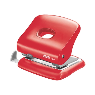Image for RAPID FC30 2 HOLE PUNCH RED from Albany Office Products Depot
