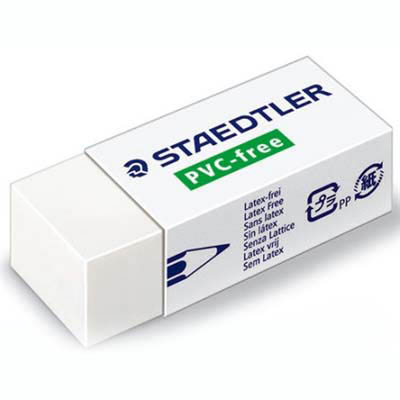 Image for STAEDTLER 525 ERASER PVC FREE MEDIUM from MOE Office Products Depot Mackay & Whitsundays