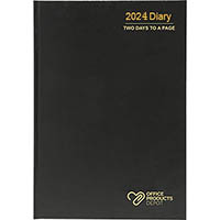 opd 52ecpbk diary 2 days to page a5 black