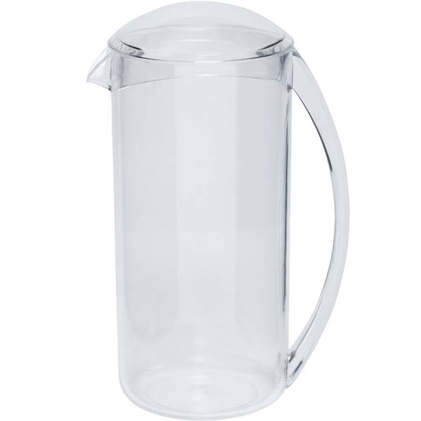 Image for CONNOISSEUR WATER JUG PLASTIC WITH LID 1 LITRE CLEAR from Office Products Depot Gold Coast