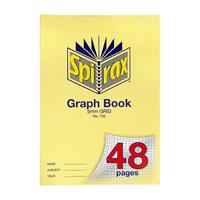 spirax 132 graph book 5mm grid a4 48 page