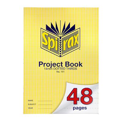 Image for SPIRAX 141 PROJECT BOOK 14MM DOTTED THIRDS A4 48 PAGE from Ross Office Supplies Office Products Depot