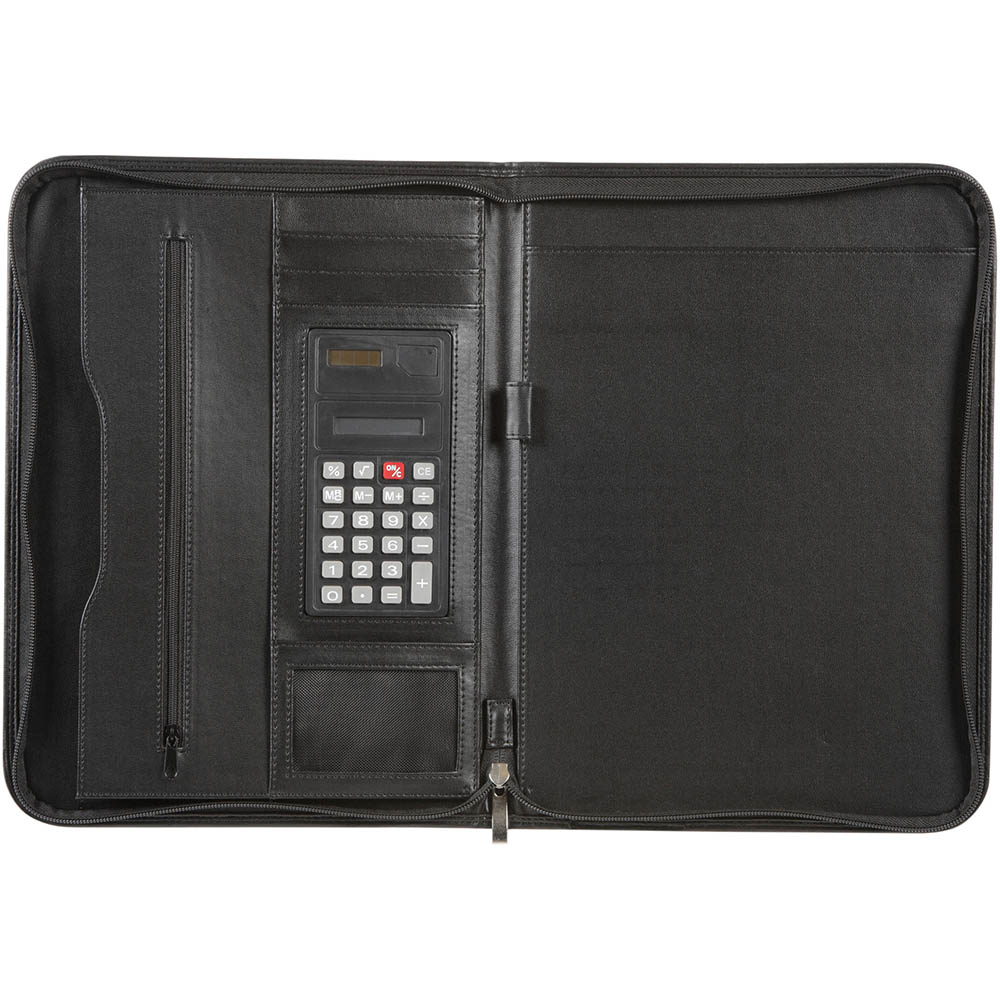 Image for SPIRAX SLIMLINE ZIPPERED COMPENDIUM A4 BLACK from Tristate Office Products Depot