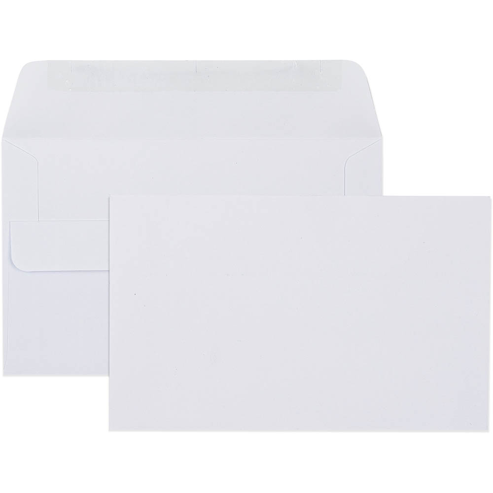 Image for CUMBERLAND ENVELOPES 12-3/4 WALLET PLAINFACE SELF SEAL 80GSM 90 X 165MM WHITE BOX 500 from O'Donnells Office Products Depot