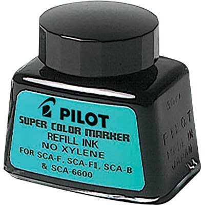 Image for PILOT SCA-RF SUPER COLOUR PERMANENT MARKER REFILL INK 30ML BLACK from MOE Office Products Depot Mackay & Whitsundays