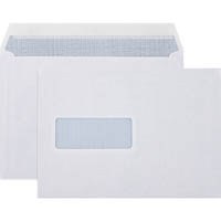 cumberland c5 envelopes secretive pocket windowface strip seal laser 90gsm 162 x 229mm white box 500