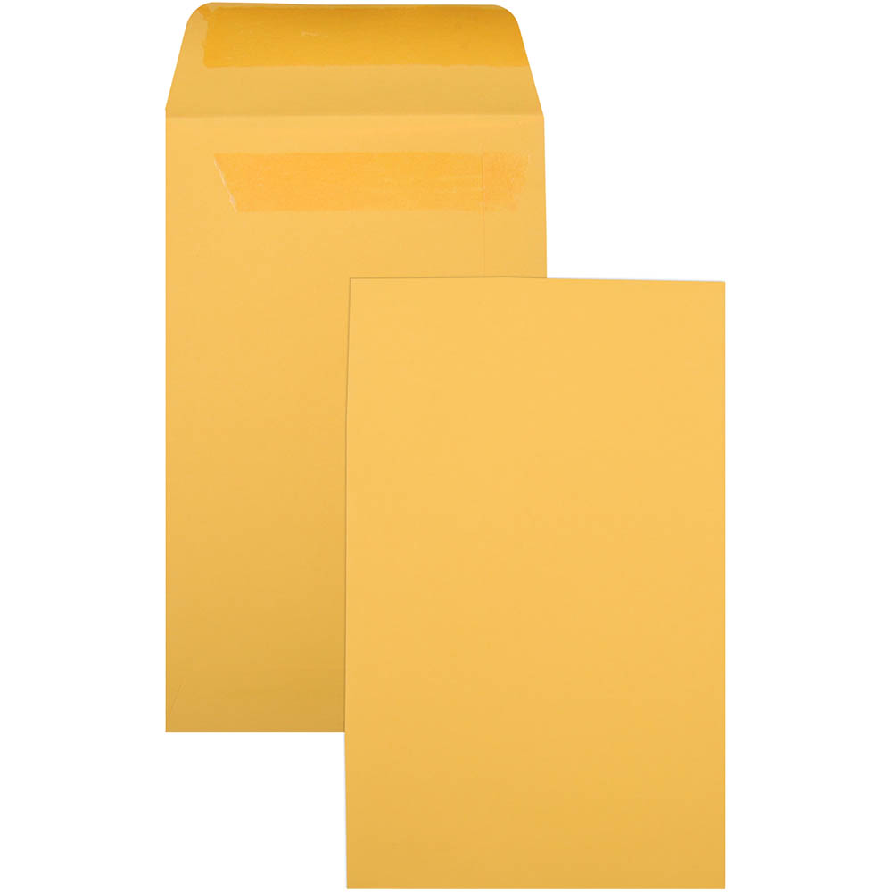 Image for CUMBERLAND P6 ENVELOPES SEED POCKET PLAINFACE SELF SEAL 85GSM 135 X 80MM GOLD BOX 1000 from O'Donnells Office Products Depot