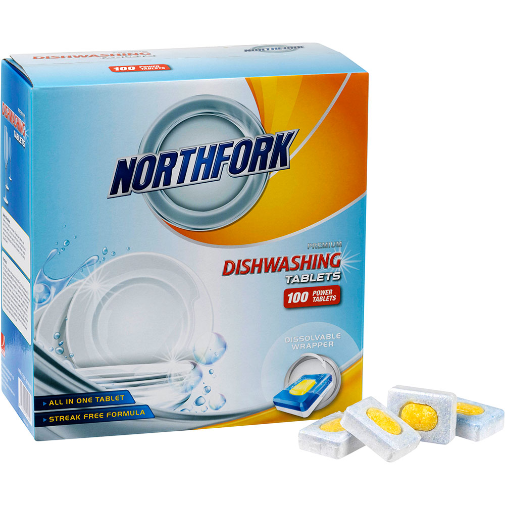 Image for NORTHFORK ALL-IN-ONE DISHWASHING TABLET 20G PACK 100 from Total Supplies Pty Ltd