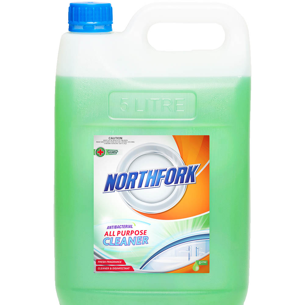 Image for NORTHFORK ALL PURPOSE CLEANER HOSPITAL GRADE ANTIBACTERIAL 5 LITRE from Ross Office Supplies Office Products Depot