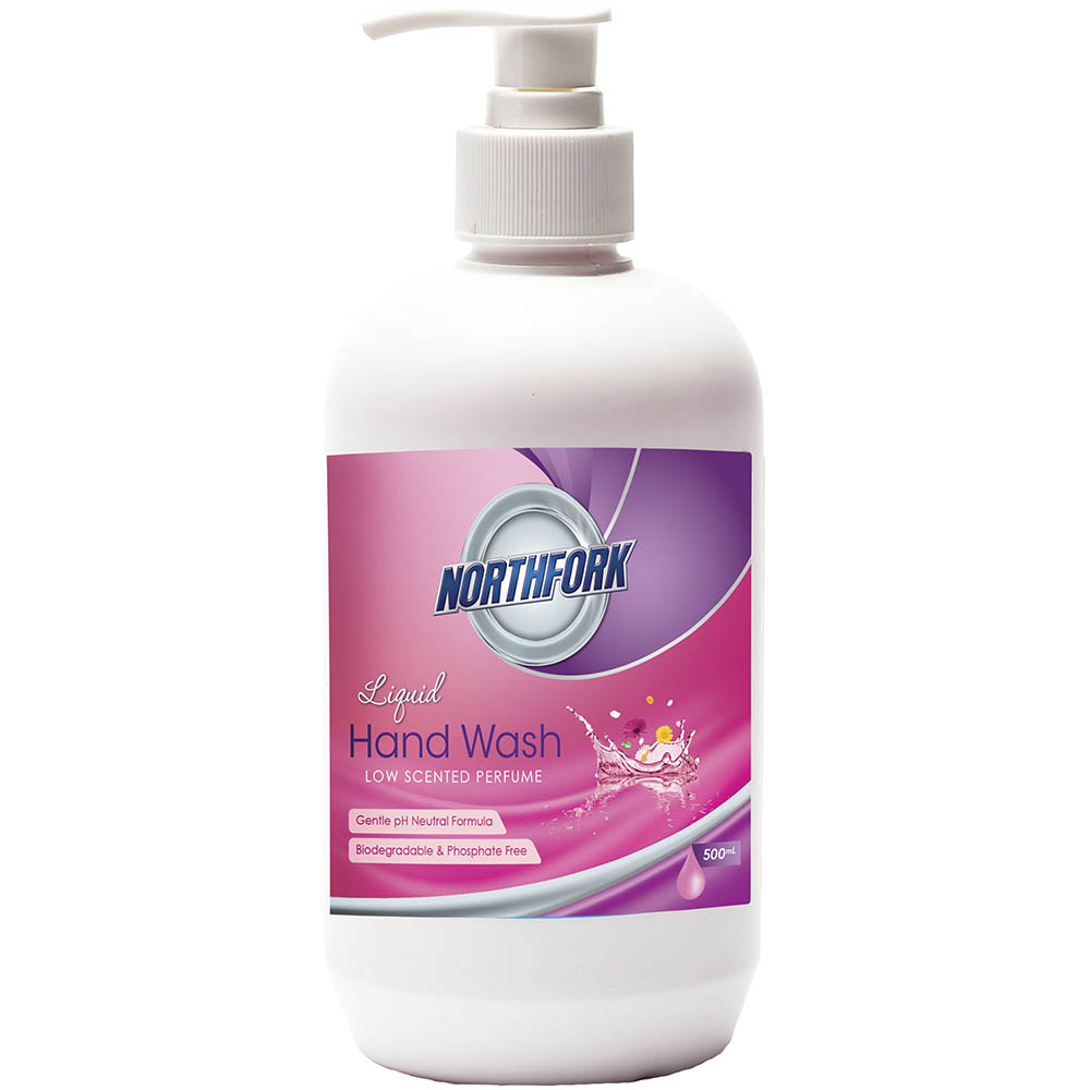 Image for NORTHFORK LIQUID HANDWASH 500ML PINK from Barkers Rubber Stamps & Office Products Depot