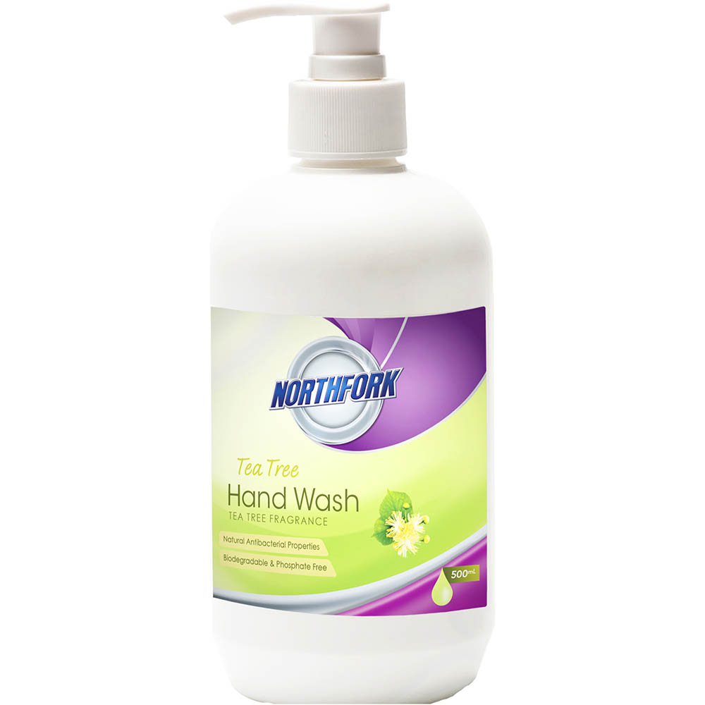 Image for NORTHFORK LIQUID HANDWASH WITH TEA TREE OIL 500ML from MOE Office Products Depot Mackay & Whitsundays