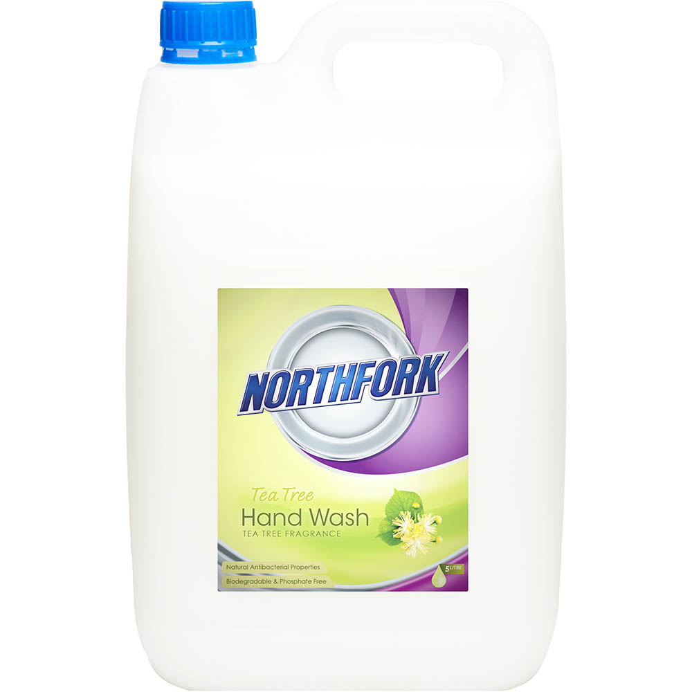 Image for NORTHFORK LIQUID HANDWASH WITH TEA TREE OIL 5 LITRE CARTON 3 from Albany Office Products Depot