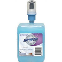 northfork liquid handwash cartridge 0.4ml 1 litre pearl blue