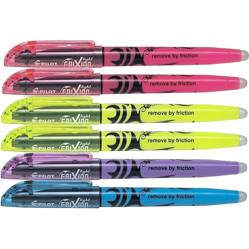 Image for PILOT FRIXION ERASABLE HIGHLIGHTER CHISEL ASSORTED PACK 6 from MOE Office Products Depot Mackay & Whitsundays