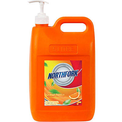 Image for NORTHFORK NATURES ORANGE PUMICE HAND CLEANER 5 LITRE from MOE Office Products Depot Mackay & Whitsundays
