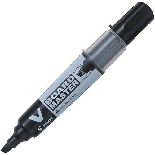 Image for PILOT BEGREEN V BOARD MASTER WHITEBOARD MARKER CHISEL 6.0MM BLACK BOX 10 from Ross Office Supplies Office Products Depot