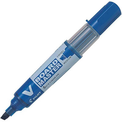 Image for PILOT BEGREEN V BOARD MASTER WHITEBOARD MARKER CHISEL 6.0MM BLUE BOX 10 from Office Products Depot