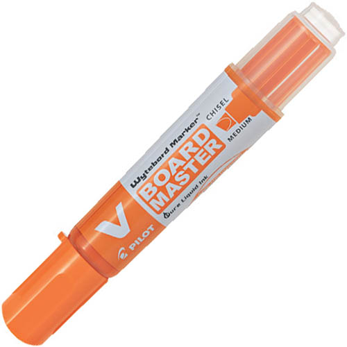 Image for PILOT BEGREEN V BOARD MASTER WHITEBOARD MARKER CHISEL 6.0MM ORANGE BOX 10 from Office Products Depot