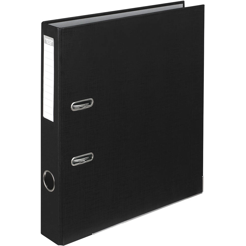 Image for COLOURHIDE HALF LEVER ARCH FILE 50MM A4 BLACK from MOE Office Products Depot Mackay & Whitsundays