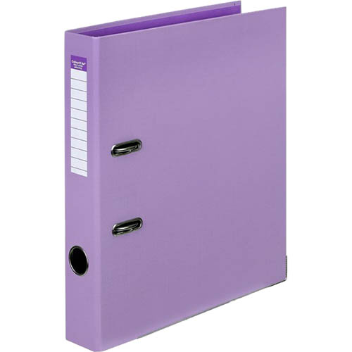 Image for COLOURHIDE HALF LEVER ARCH FILE 50MM A4 PURPLE from Office Products Depot