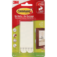 command picture hanging strip large white pack 4 pairs