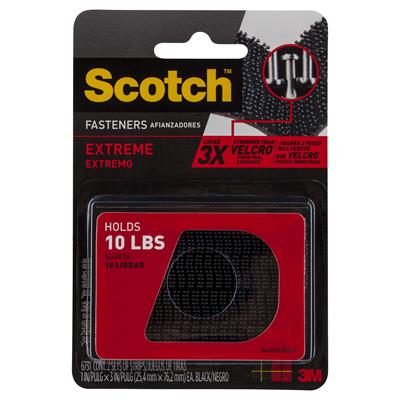 Image for SCOTCH EXTREME FASTENER 25 X 76MM BLACK PACK 2 PAIRS from Total Supplies Pty Ltd