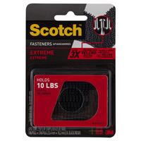 scotch extreme fastener 25 x 76mm black pack 2 pairs