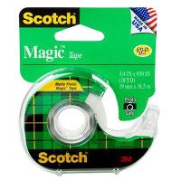 scotch 122 magic tape on dispenser 19mm x 16.5m