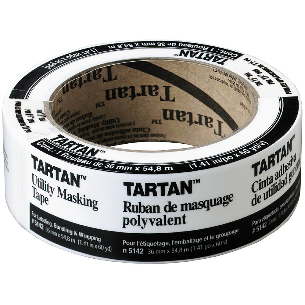 Image for TARTAN MASKING TAPE INDIVIDUALLY WRAPPED 36MM X 54.8M from Office Products Depot Gold Coast