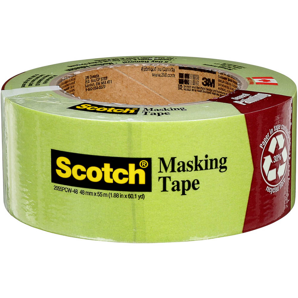 Image for TARTAN MASKING TAPE INDIVIDUALLY WRAPPED 48MM X 54.8M from Office Products Depot Gold Coast